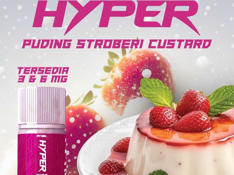 hyper puding stroberi custard