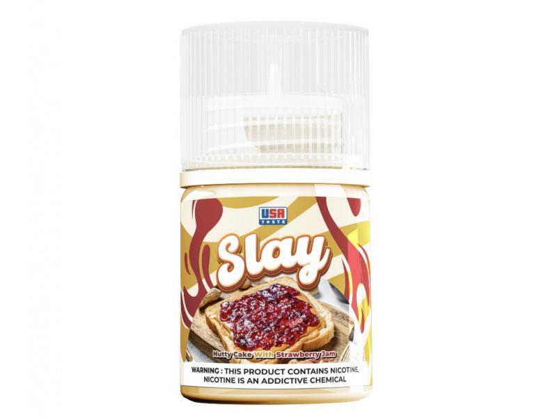 Slay Nutty Cake Strawberry Jam