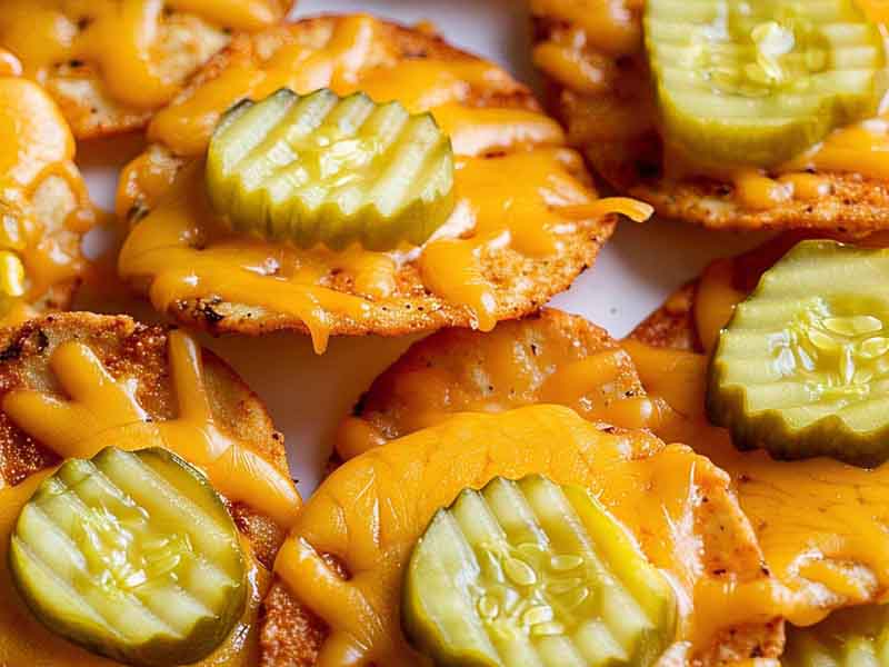 Cheesy Pickle Chips