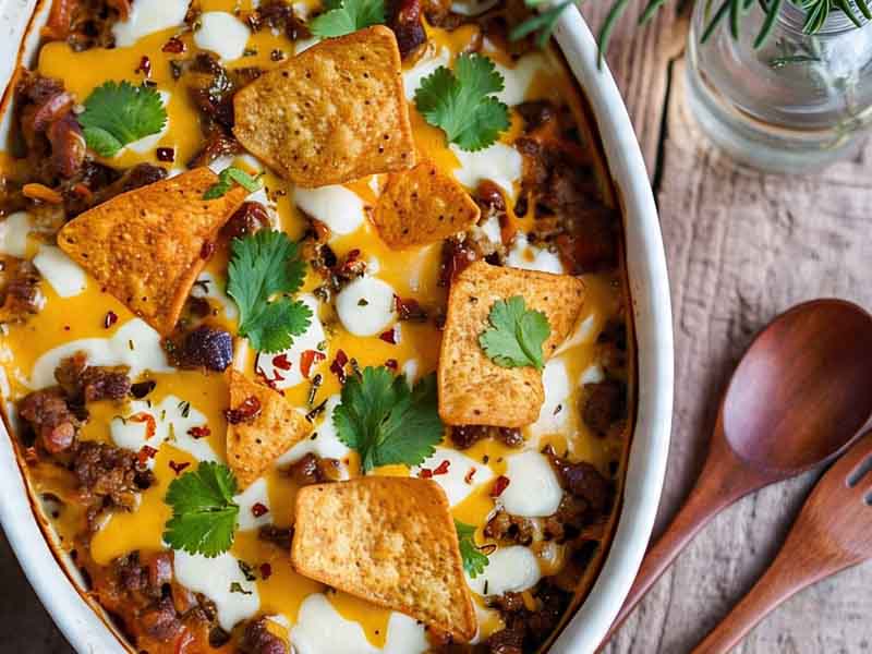 Walking Taco & Burrito Casserole